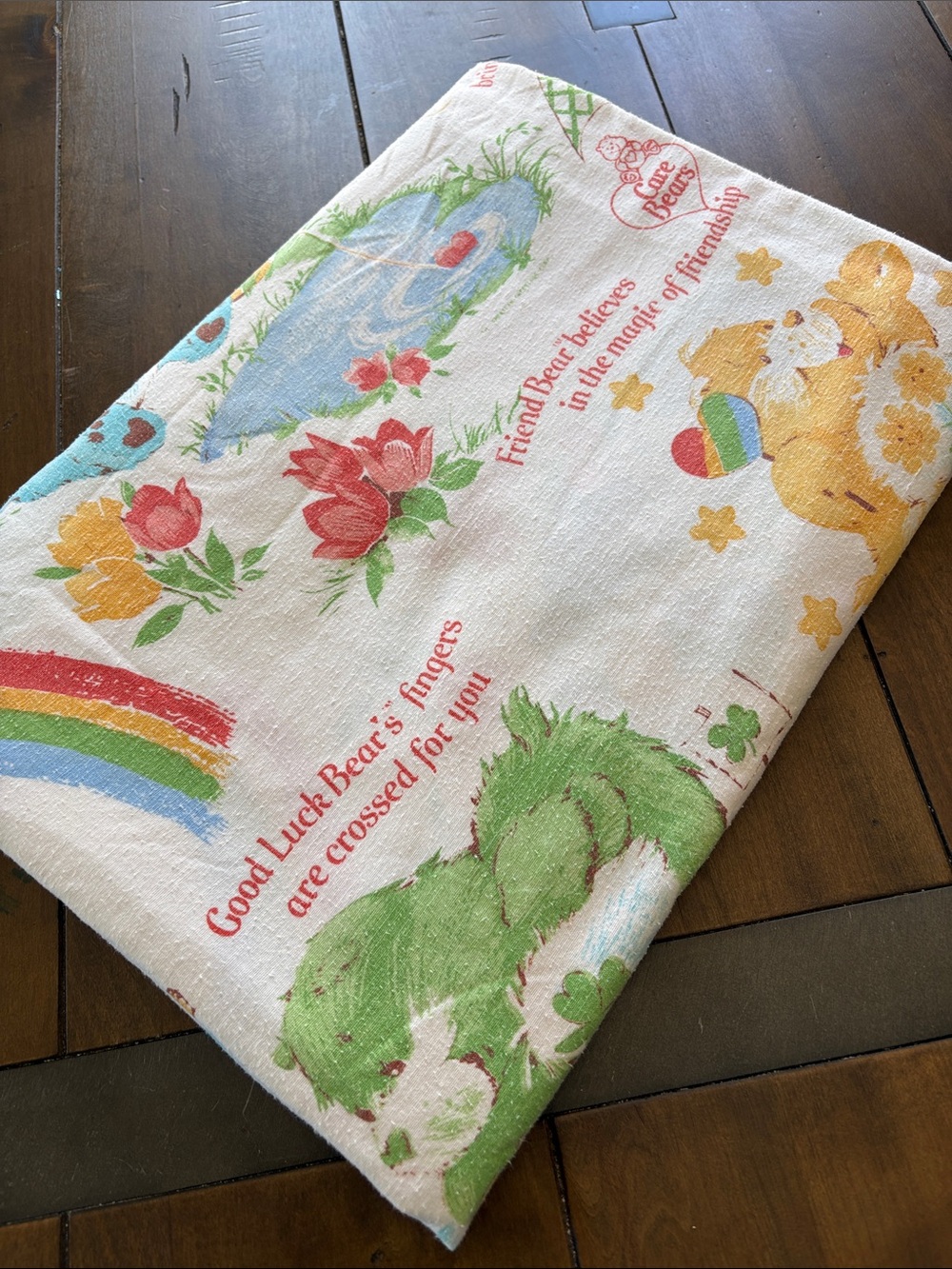 Care Bears - 80's Vintage Twin Flannel Sheet